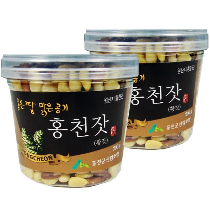 홍천군산림조합,홍천군산림조합 홍천잣 200g*2